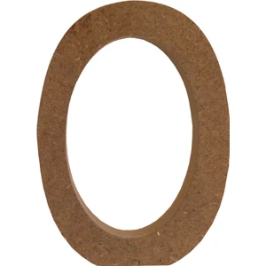 Neşeli Ahşap 15 cm 18 mm Ahşap O Harfi  Dik Durabilir.boyanabilir Ahşap Harf.ahşap Boyama Ürünü.ham Ahşap Harf