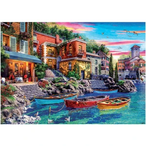 Puzzle 3000 Parça Como'da Gün Batımı 19052