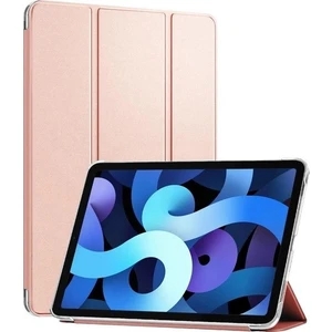 Fujimax Apple iPad Air 4 2020 10.9 Inç 4. Nesil Seri A2316, A2324, A2325, A2072 Yatay Standlı Güçlü Mıknatıslı Uyku Modlu Smart Case - Rose Gold