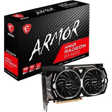 Msı Amd Radeon Rx 6600 Armor 8gb 128BIT Ekran