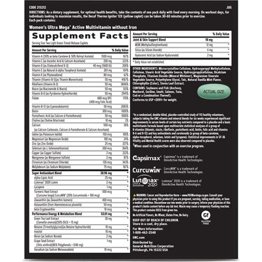 Gnc Amp Womens Ripped Vitapak Non Stim 