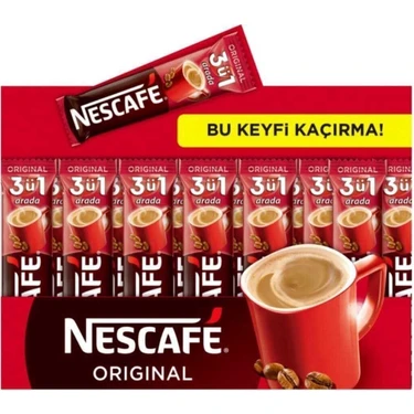 Nescafe 3'ü 1 Arada 96'lı  Paket 17,5 