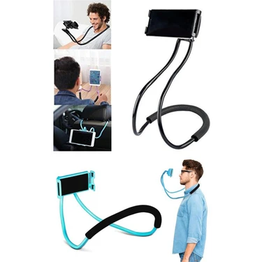 Buffer Boyuna Asılan Ergonomik 360 Derece Cep Telefonu Tutucu