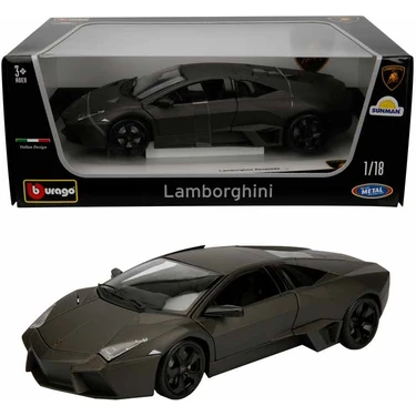 burago Lamborghini ミニカーセット 1/18 Bburago 1:18 Lamborghini Reventon Araba - Siyah Fiyatı