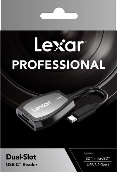 Lexar Usb-C Dual-Slot Kart Okuyucu Sd Micro Sd USB 3.2 Gen1