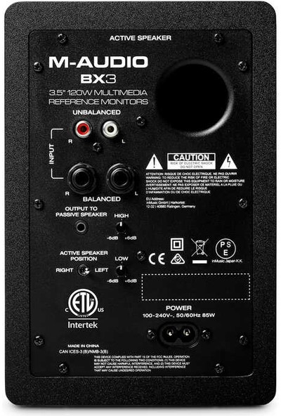 M-Audio Bx3 Monitör Sistemi (Çift)