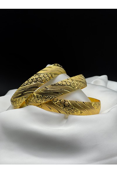 Flair 22 Ayar Altın Kaplama Modelli Bilezik