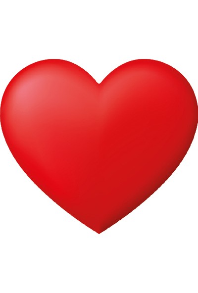 Kutu Ambalaj Kırmızı Kalp Sticker Etiket 3x3,5 cm 98 Adet