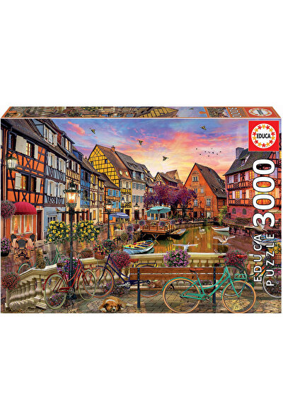 Educa Puzzle 3000 Parça Colmar Fransa 19051