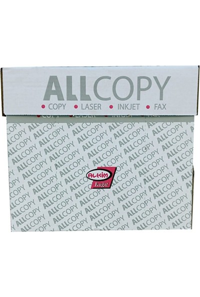 All Copy A4 80gr Fotokopi Kağıdı 5 Paket ( 1 Koli )