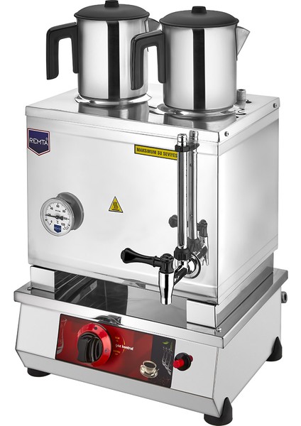 30 Model 2 Demlikli Doğalgazlı (Ce Belgeli) Pleytsiz Çay Ocağı 24 Lt - N11(P)