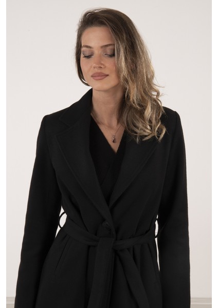 Siyah Astarlı Kaşe Kaban 0108069.01 modelleri