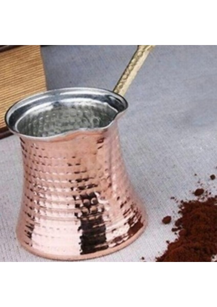 Ymn Bakircilik 05 No 3-4 Kişilik Bakır Cezve Türk Kahve Cezvesi