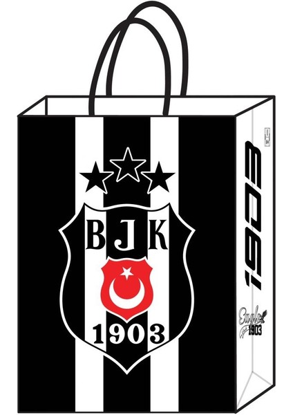 Beşiktaş Büküm Saplı 12LI Hediye Çantası