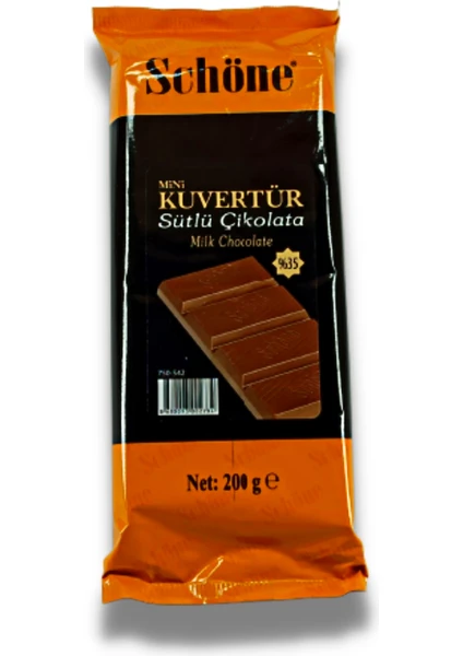 Mini Kuvertür Sütlü Çikolata 200 gr