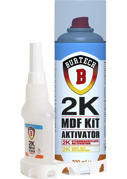 400 ml Burtech Mdf Yapıştırıcı ( Hızlı Yapıştırıcı )