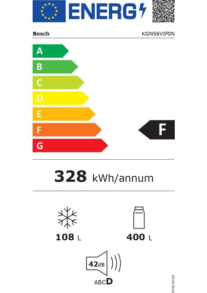 KGN56VIF0N 508 lt No-Frost Buzdolabı