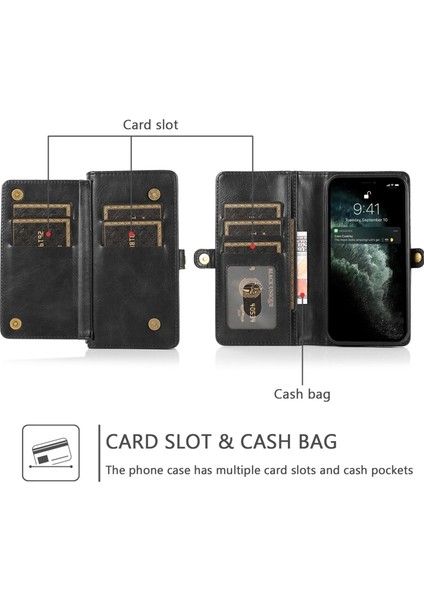 Apple iPhone 13 Pro Max Için Çok Yuvalı Güçlü Manyetik Cep Telefonu Kılıfı (Yurt Dışından) fırsatları