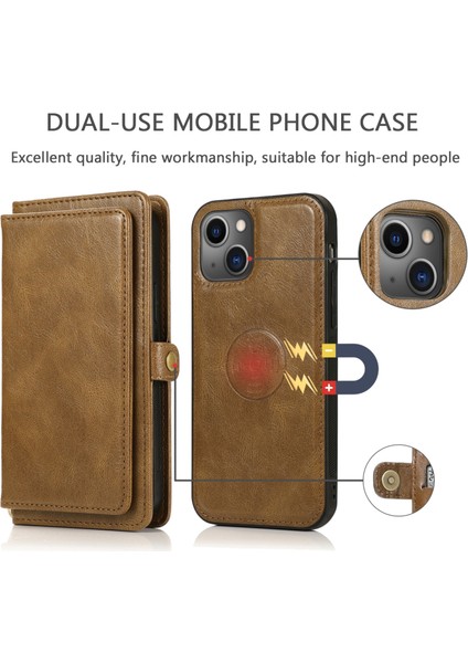 Apple iPhone 13 Pro Max Için Çok Yuvalı Güçlü Manyetik Cep Telefonu Kılıfı (Yurt Dışından) modelleri