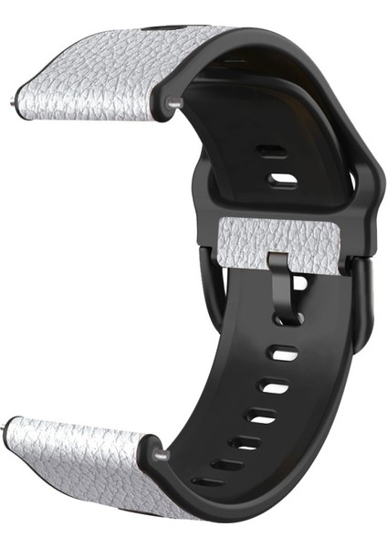 Huawei Watch Gt 3 42MM ve Watch Gt 2 42MM Için Tpu Liçi Desenli Deri Kayış (Yurt Dışından)