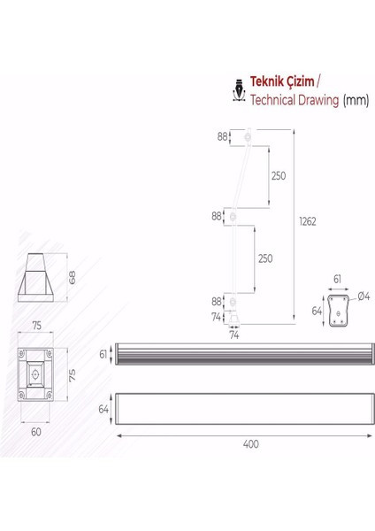 L-610-67 Endüstriyel Aydınlatma Lambası