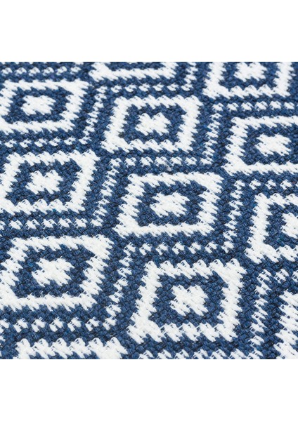 Arya Ar 26 Lacivert Bej Yıkanabilir Çift Taraflı Pamuk Kilim fırsatları