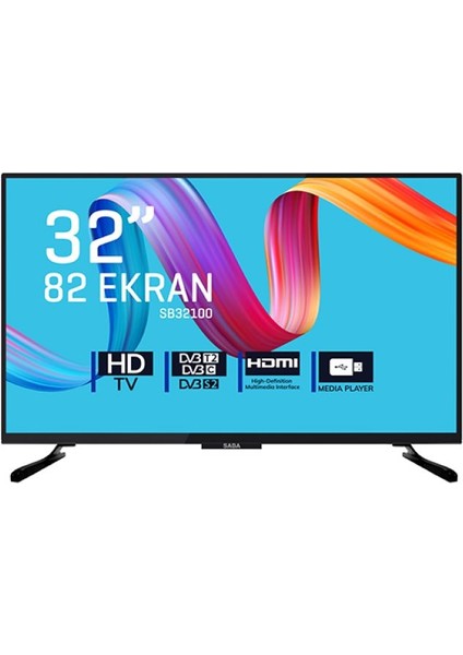 SB32100 32" 81 Ekran Dahili Uydu Alıcılı HD Ready LED TV