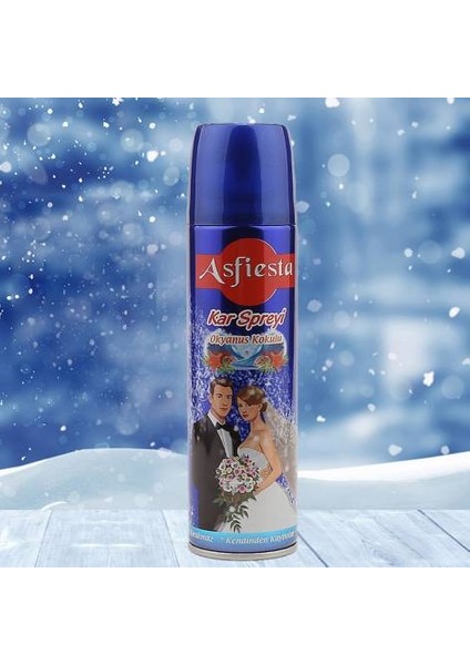 Yapay Kar Spreyi Düğün , Nişan Kar Spreyi Okyanus Kokulu 250 ml