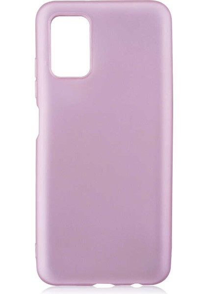 - Samsung Galaxy A03S - Kılıf Mat Soft Premier Silikon Kapak - Rose Gold