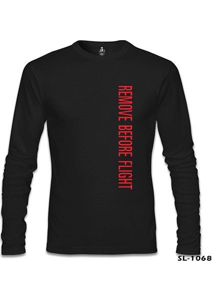 Uçuş - Remove Before The Flight Siyah Erkek Sweatshirt fiyatları
