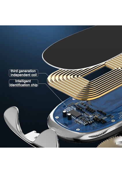 Akıllı Sensör Otomatik Sıkma Araba Kablosuz Şarj Cihazı Standı Hava Çıkışı Çok Işlevli Telefon Tutacağı Otomatik Kablosuz Şarj Braketi (Yurt Dışından) modelleri