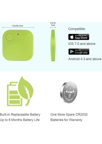 Mini Takip Cihazı Takip Hava Etiketi Anahtarı Çocuk Bulucu Pet Tracker Konum Akıllı Bluetooth Tracker Araba Pet Araç Kayıp Izci (Yurt Dışından)