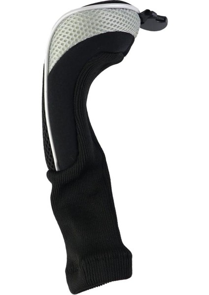Örgü Golf Headcover Hibritler Ahşap Kapak Uzun Boyun Fairway Guard Sleeve Gri (Yurt Dışından) fiyatları