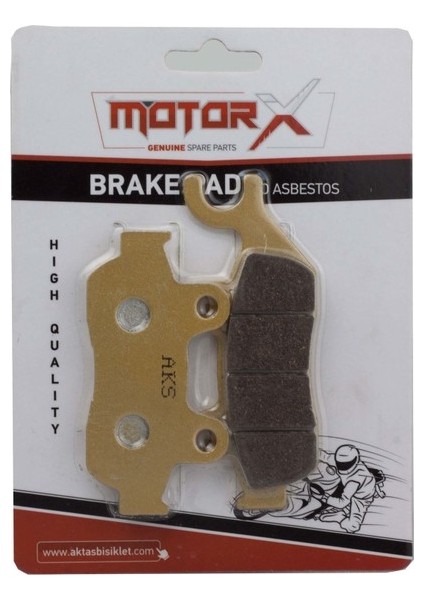 Motorx Honda Cb 125 E / Cbf 150 Motosiklet Ön Fren Disk Balatası | Sarı
