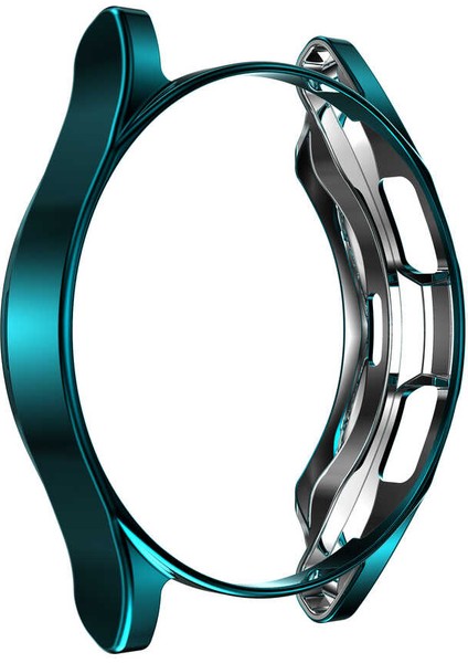 Samsung Galaxy Watch 4 Classic 42mm Kasa Koruyucu Gard Silikon 02 Koyu Yeşil