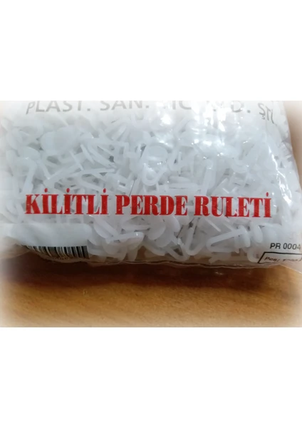 Akça Tekstil Kilitli Perde Düğmesi Tül Perde Düğmesi (1000 Adet)