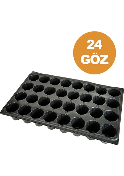 24 Göz Viyol (10 Adet) FİDE YETİŞTİRME VİYOLÜ FİDAN YETİŞTİRME KABI ÇİLEK SEBZE MEYVE SÜS BİTKİSİ SKULENT FİDELİK