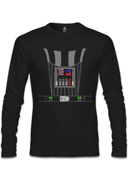 Star Wars - Darth Vader Armor Siyah Erkek Sweatshirt