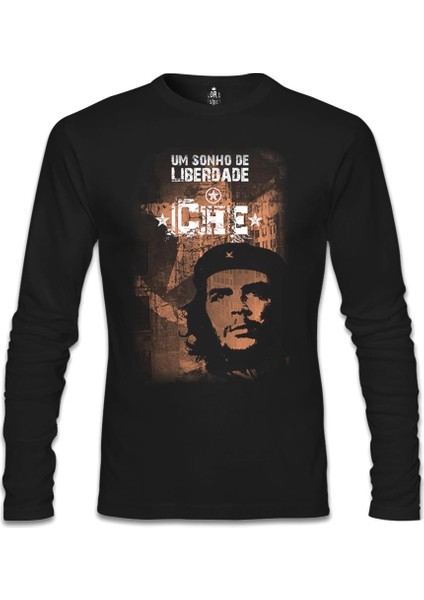 Che Guevara - City Siyah Erkek Sweatshirt