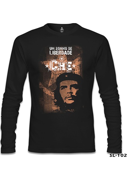 Che Guevara - City Siyah Erkek Sweatshirt