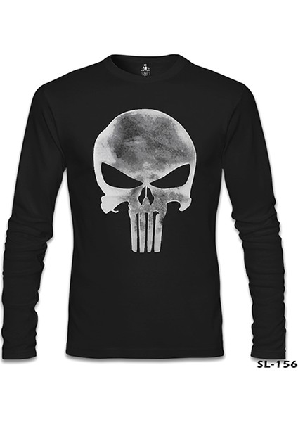 Punisher - Logo Siyah Erkek Sweatshirt fırsatları