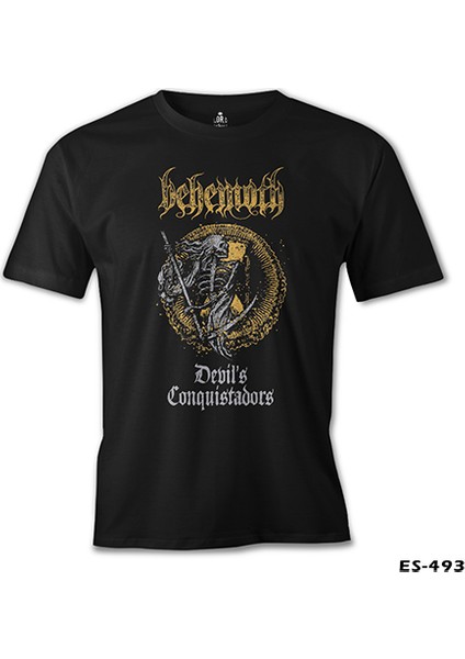 Behemoth - Devil's Conquistadors Siyah Erkek Tshirt fiyatları