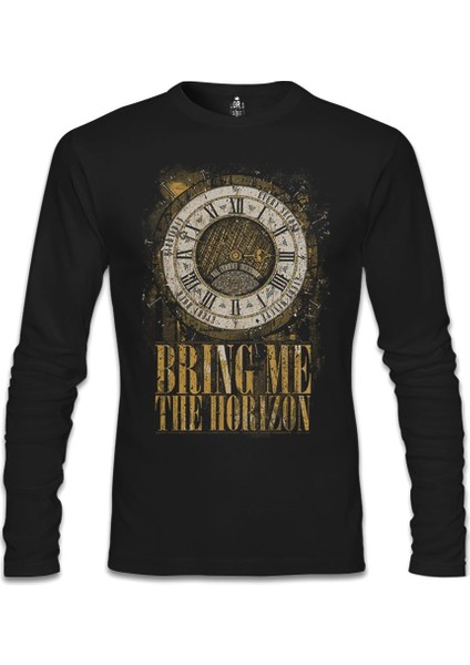 Bring Me The Horizon - Clock Siyah Erkek Sweatshirt