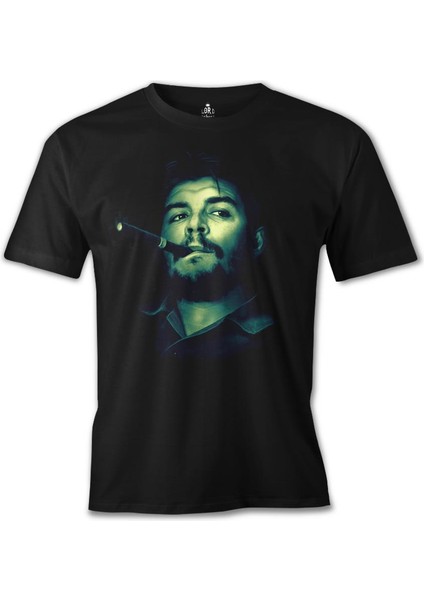Che Guevara - Smoke 2 Siyah Erkek Tshirt