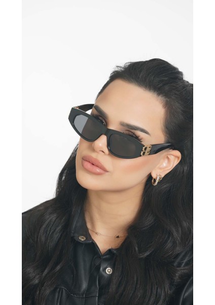 s Siyah Cat Eye Kadın Güneş Gözlüğü