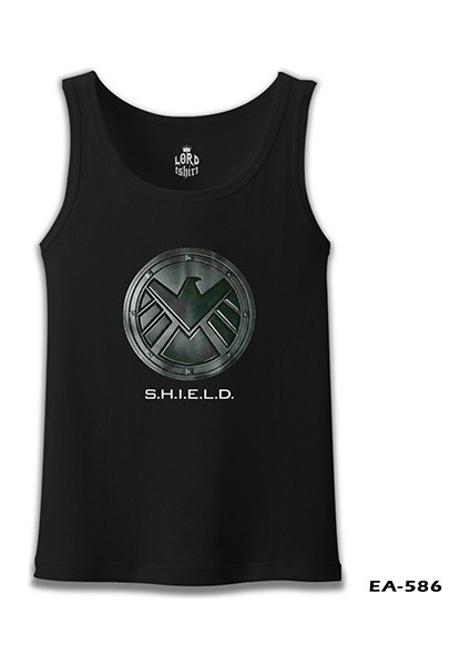 T-Shirt S.h.ı.e.l.d Siyah Erkek Atlet