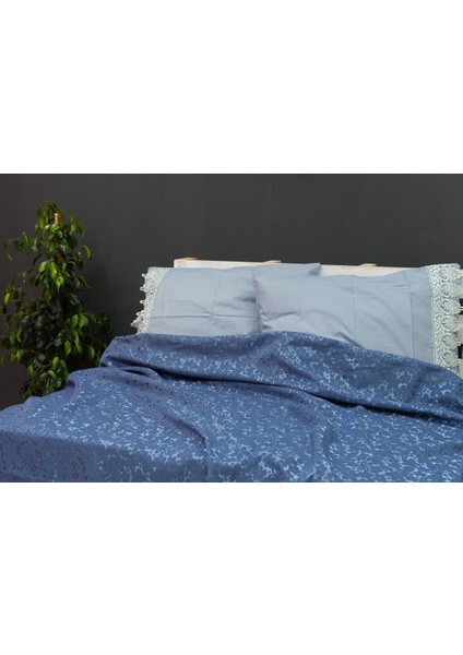 Şönil Pike Kumaşı Papatya Desenli Kadife