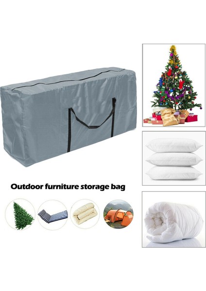 Bahçe Mobilya Saklama Çantası Yastık Döşemeli Koltuk Koruyucu Kapak Kılıfı 173X76X51 Grey3 (Yurt Dışından) fırsatları