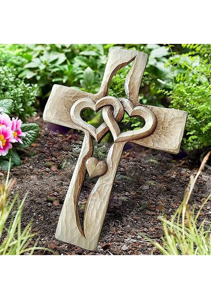 Vintage Tarzı Akrilik Hollow Kalp Şeklinde Bağlı Çapraz Iç Içe Kalp Bej Kalp (Yurt Dışından) modelleri