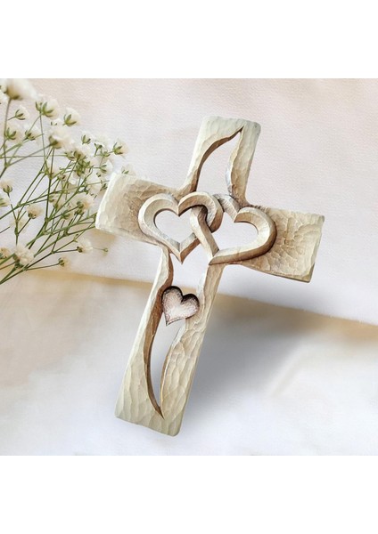 Vintage Tarzı Akrilik Hollow Kalp Şeklinde Bağlı Çapraz Iç Içe Kalp Bej Kalp (Yurt Dışından) indirimleri